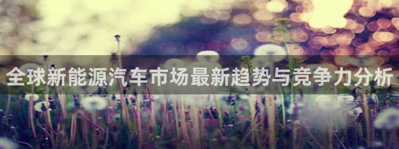 微信里面摩根娱乐宝:全球新能源汽车市场最新趋势与竞争力分析