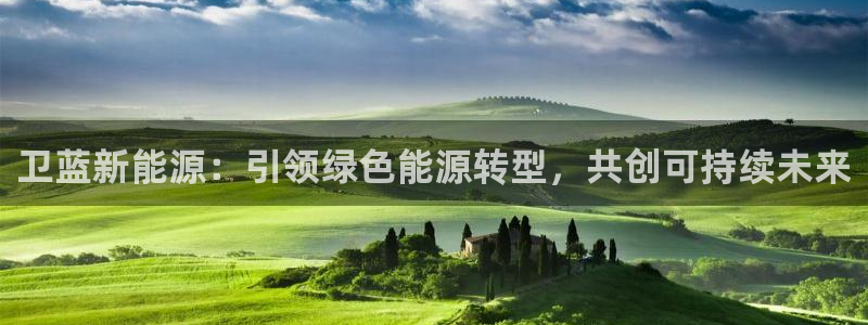 摩根会娱乐会所:卫蓝新能源:引领绿色能源转型,共创可持续未来