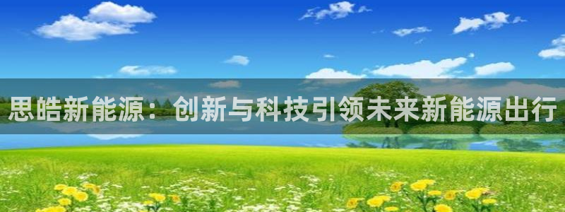 摩根娱乐怎么样:思皓新能源:创新与科技引领未来新能源出行